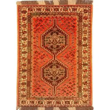One Of The Kind Persian Shiraz Rug 5'2" x 3'7"
